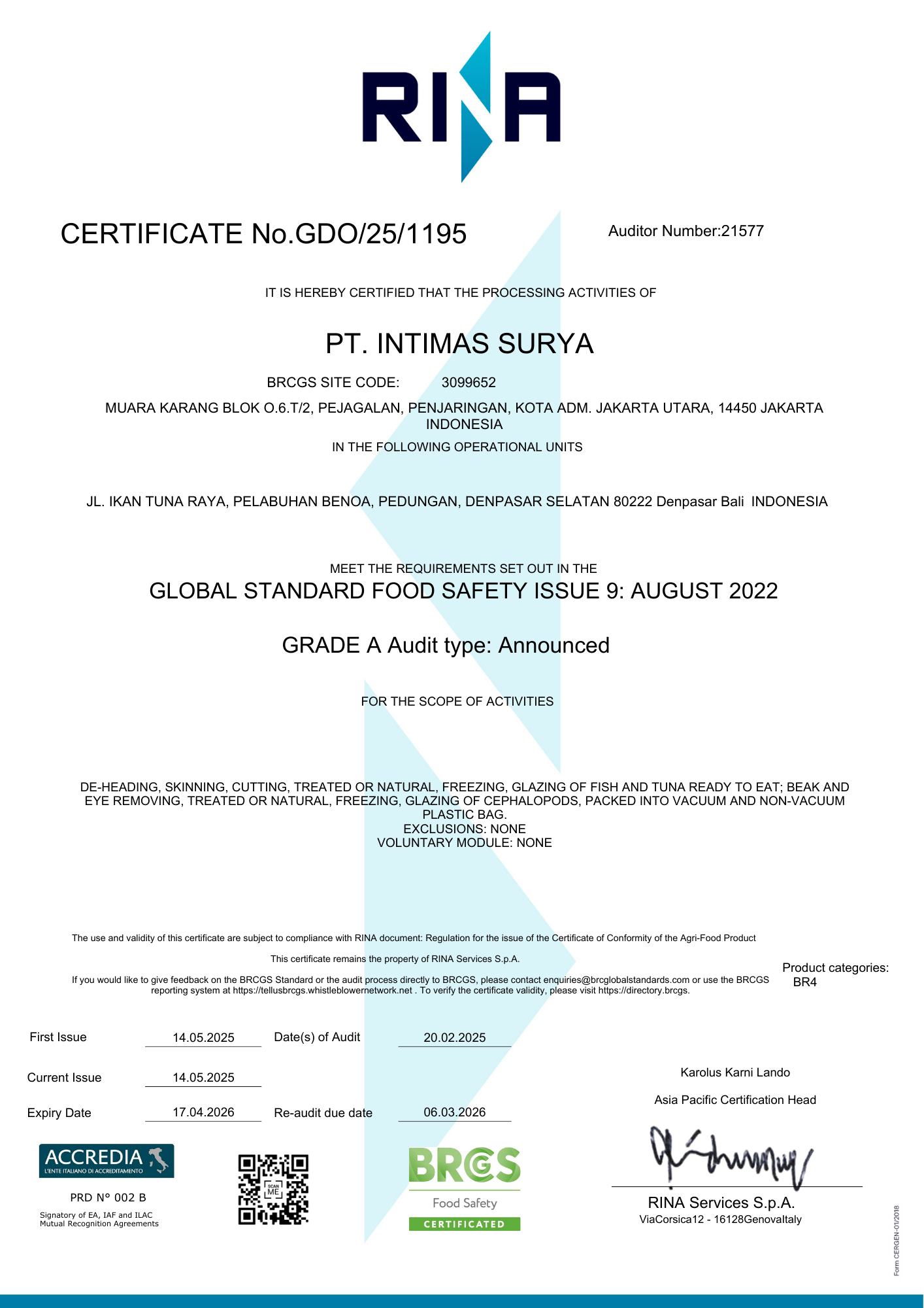 Certification 2